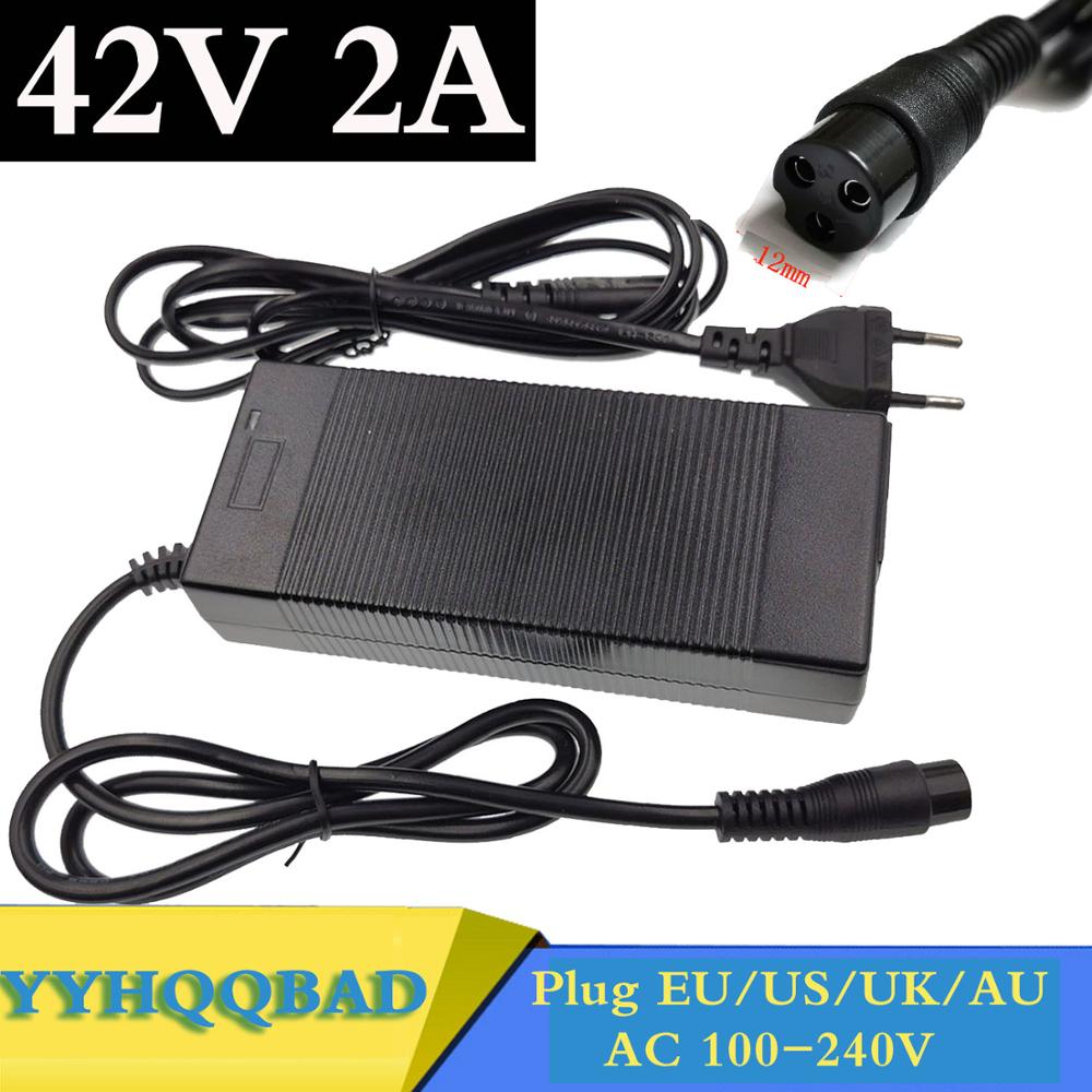 Electric Scooter Charger - 42V 2A electric bike lithium battery