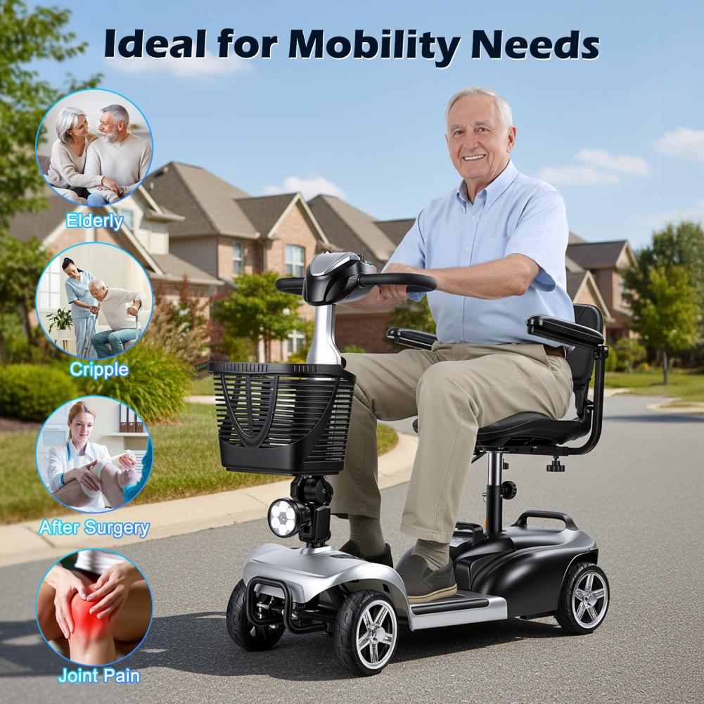 Mobility Scooter with LED Ligh - огляд і ціна Electric Scooter Adults