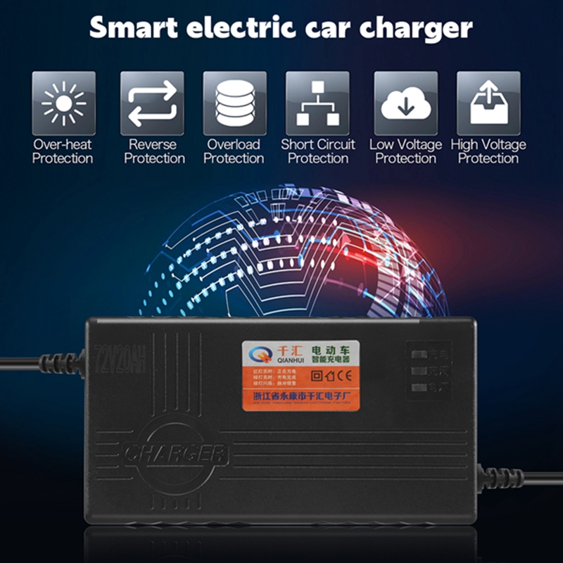 72V 20AH Motorcycle Battery Ch - огляд і ціна Electric Scooter Charger