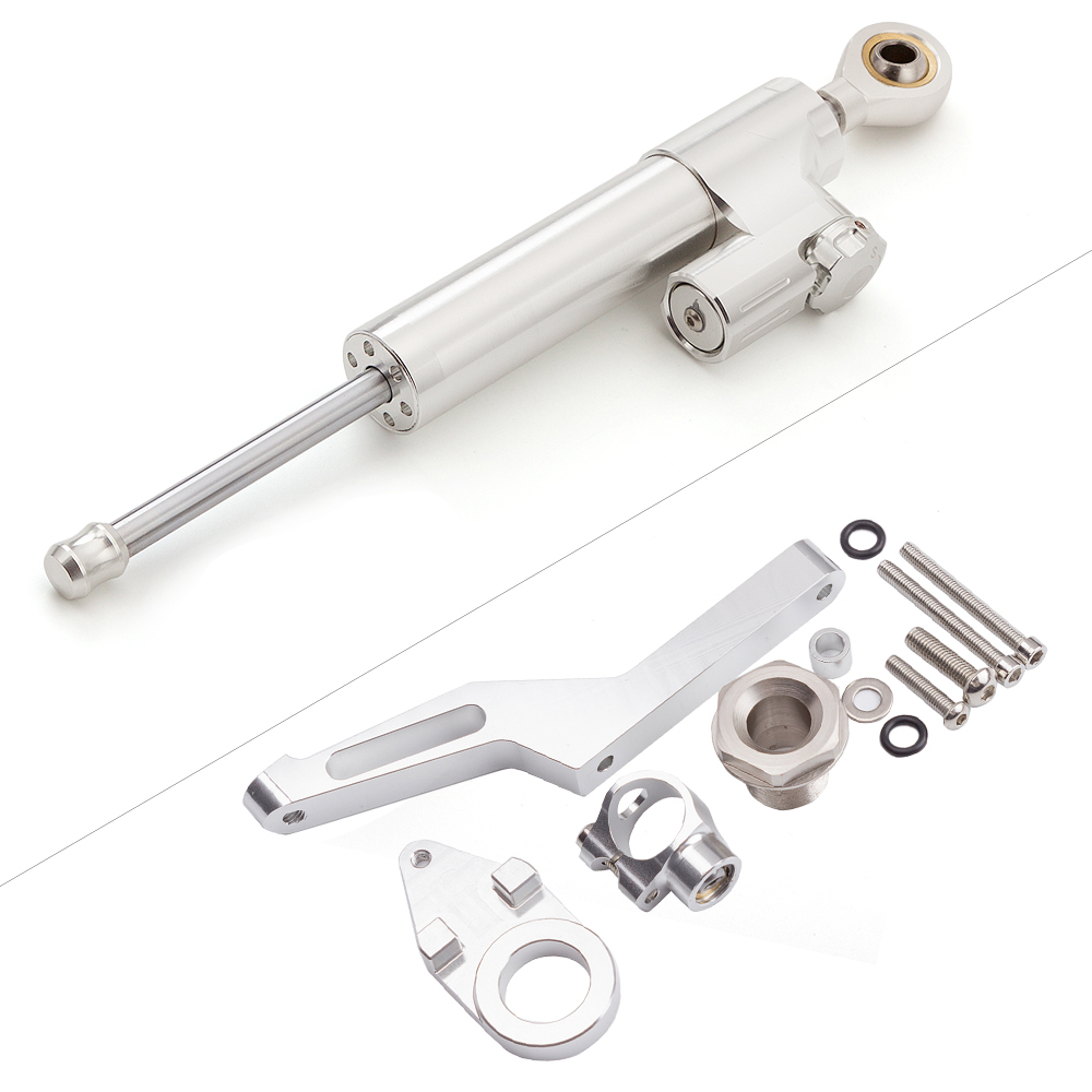 Carbon Dampers For Kawasaki Ni - огляд і ціна Steering Damper Stabilizer Kit Cnc