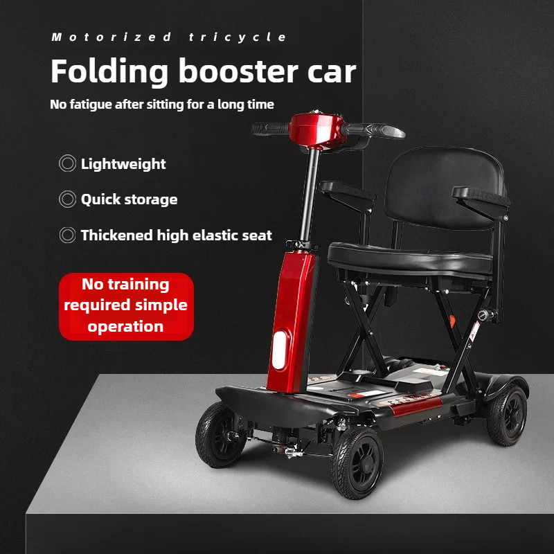 NEW 4-wheeled Elderly Disabled - огляд і ціна Folding Electric Scooter