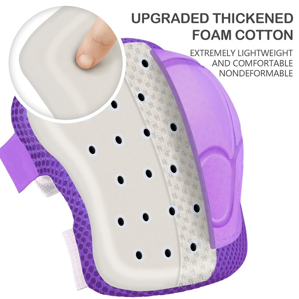 6pcs Kids Knee Pads and Elbow  - огляд і ціна Scooter Helmet Set