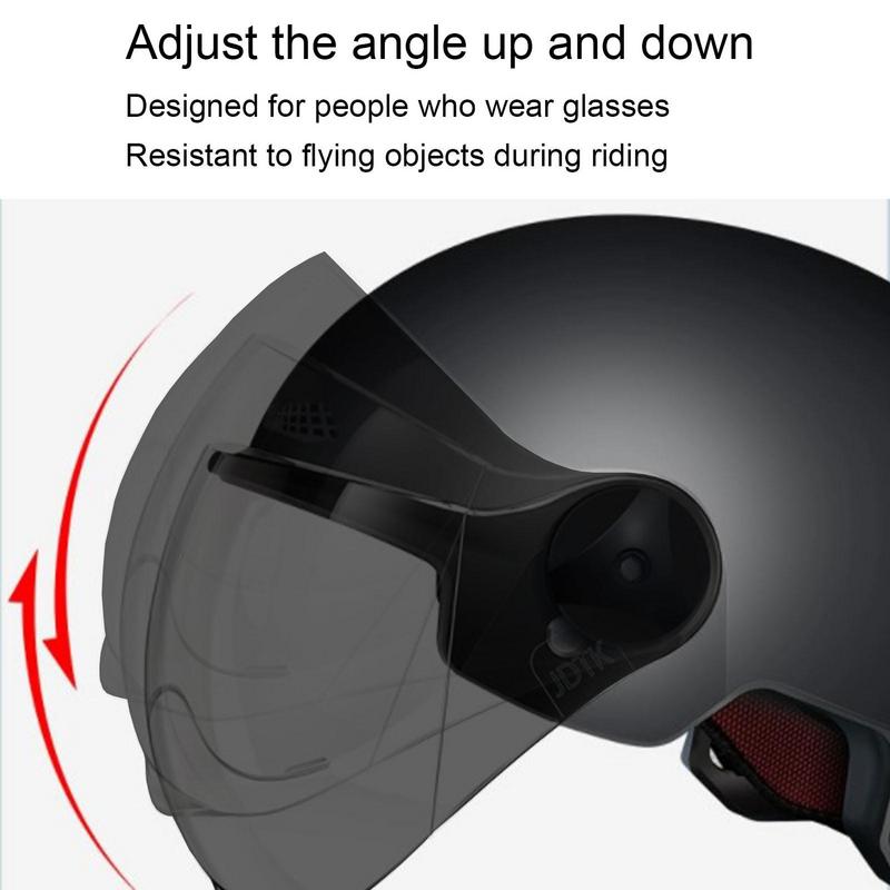 Motorcycle Helmet Jet Style Bi - огляд і ціна Scooter Helmet Set