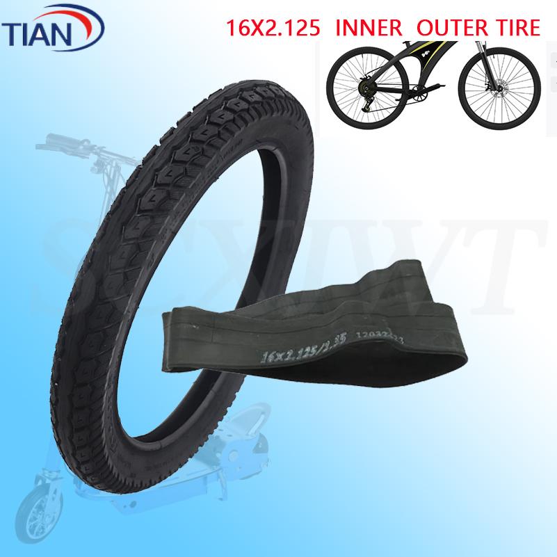 16x2.125 Outer Tyre And Inner  - огляд і ціна Kids Electric Scooter