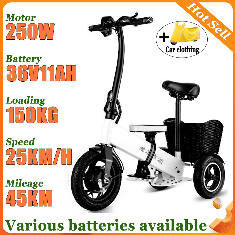 Adult Electric Tricycle Portab - огляд і ціна Folding Electric Scooter