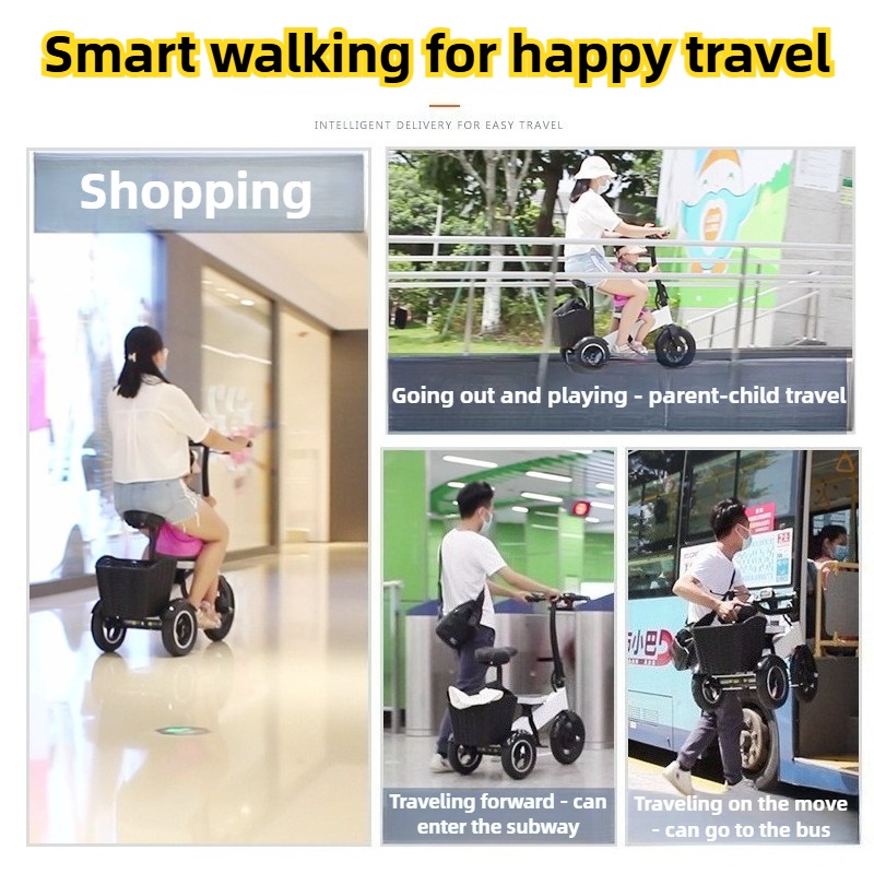 Adult Electric Tricycle Portab - огляд і ціна Folding Electric Scooter