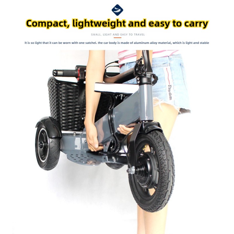 Adult Electric Tricycle Portab - огляд і ціна Folding Electric Scooter