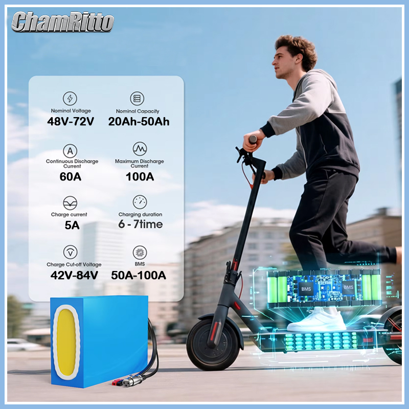 21700 E bike Scootoer Battery  - огляд і ціна 60V 30Ah 21700 Battery Pack