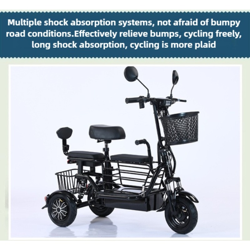 NEW Adult Tricycle Travel Pare - огляд і ціна Folding Electric Scooter
