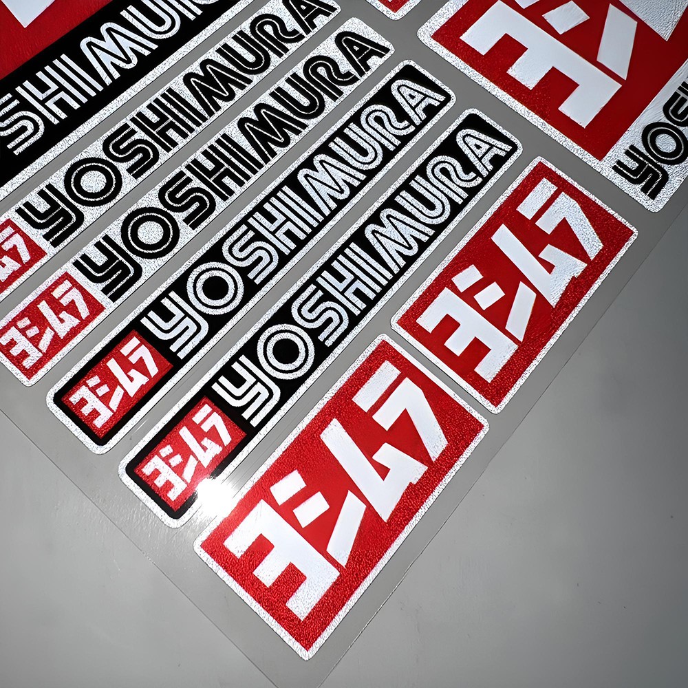 Racing Stickers Set Waterproof - огляд і ціна Scooter Helmet Set