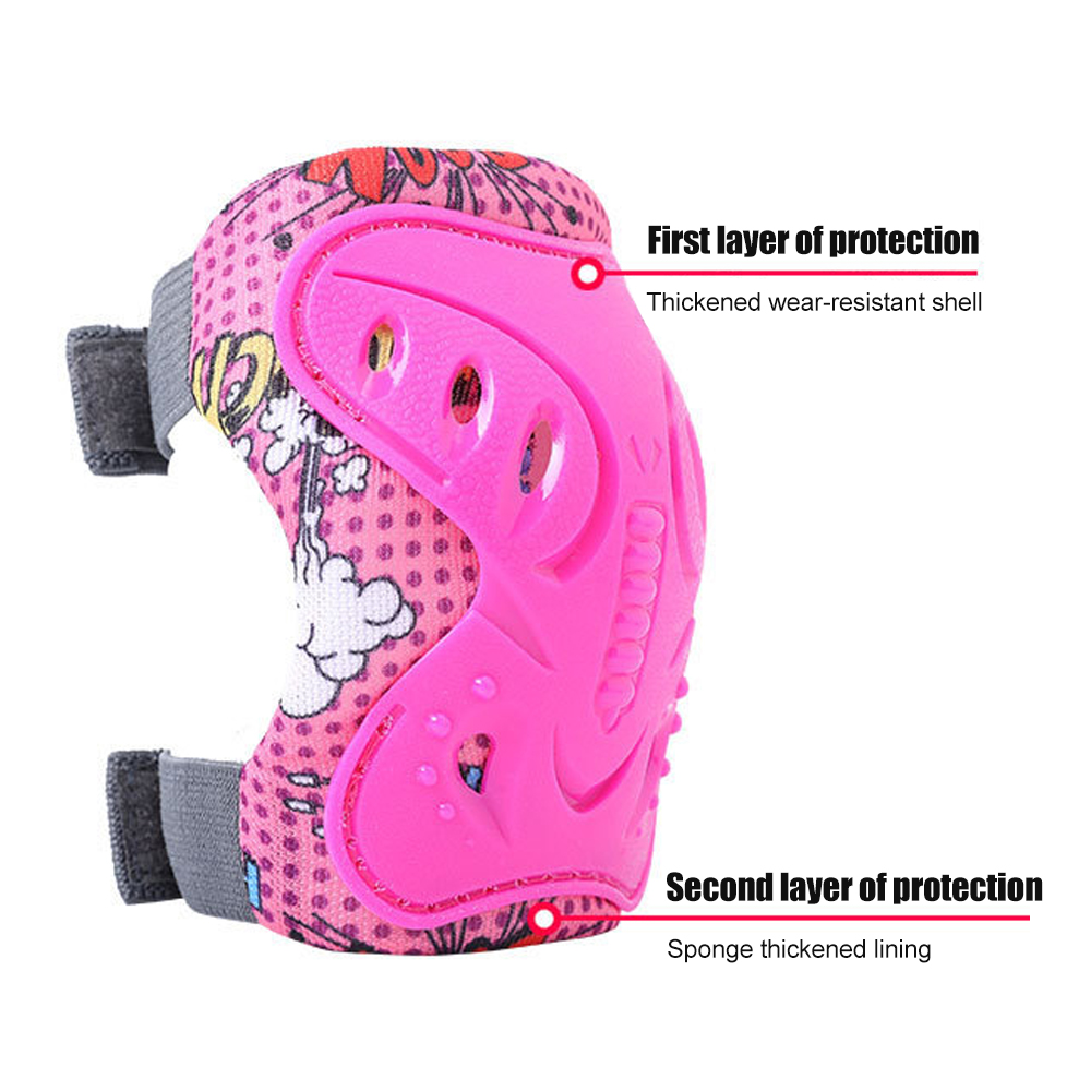 6Pcs Kids 3-12 Years Knee Elbo - огляд і ціна Scooter Helmet Set
